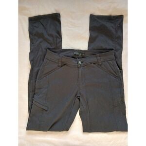 Prana Womens Active Outdoor Black Pants Sz 6